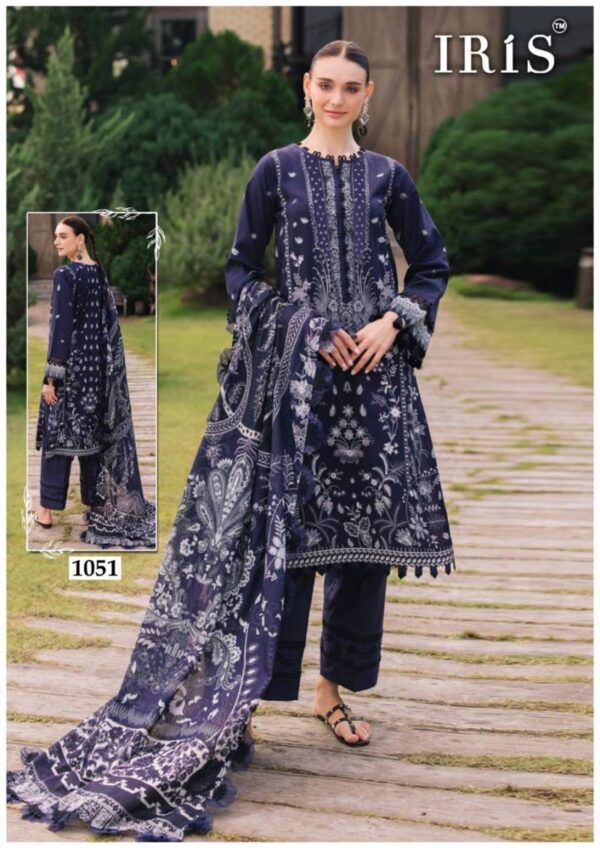 Iris Afsanah Vol 06 Karachi Cotton Dress Material Collection - Image 6