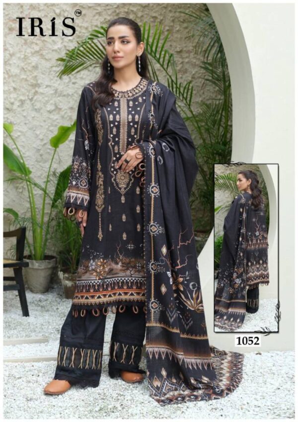 Iris Afsanah Vol 06 Karachi Cotton Dress Material Collection - Image 2