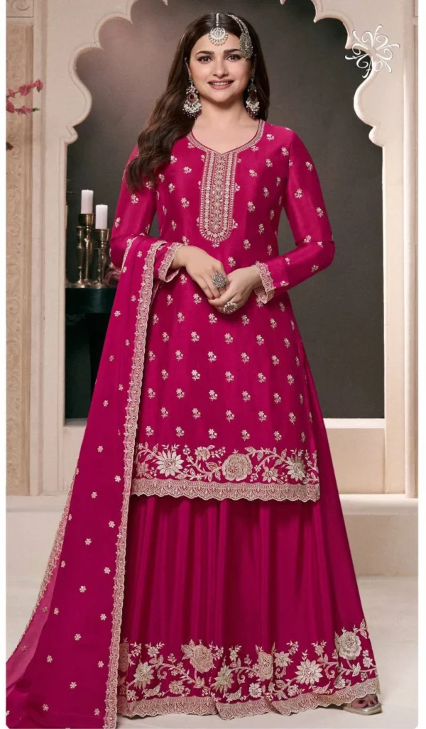 Super Hit 72691 to 72696 Chinon Embroidered Salwar Suits Collection