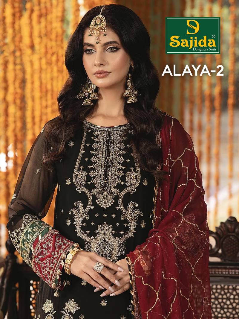 Sajida Alaya Vol 2 Georgette Pakistani Salwar Kameez Collection
