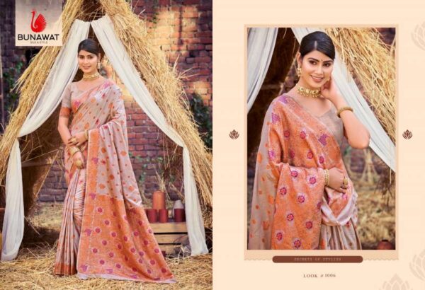 Bunawat Indra Dhanush Wedding Wear Silk Sarees Collection - Image 8