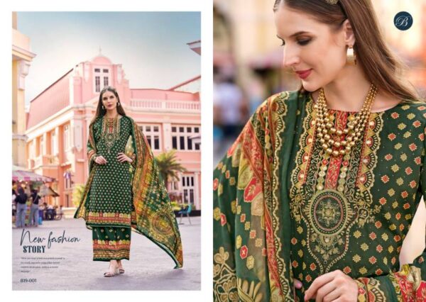 Belliza Marhaba Crepe With Handwork Dress Material Collection - Image 3