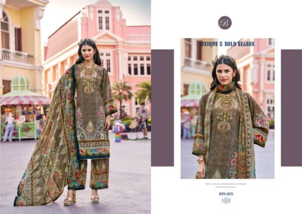 Belliza Marhaba Crepe With Handwork Dress Material Collection - Image 7