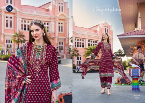 Belliza Marhaba Crepe With Handwork Dress Material Collection - Image 8