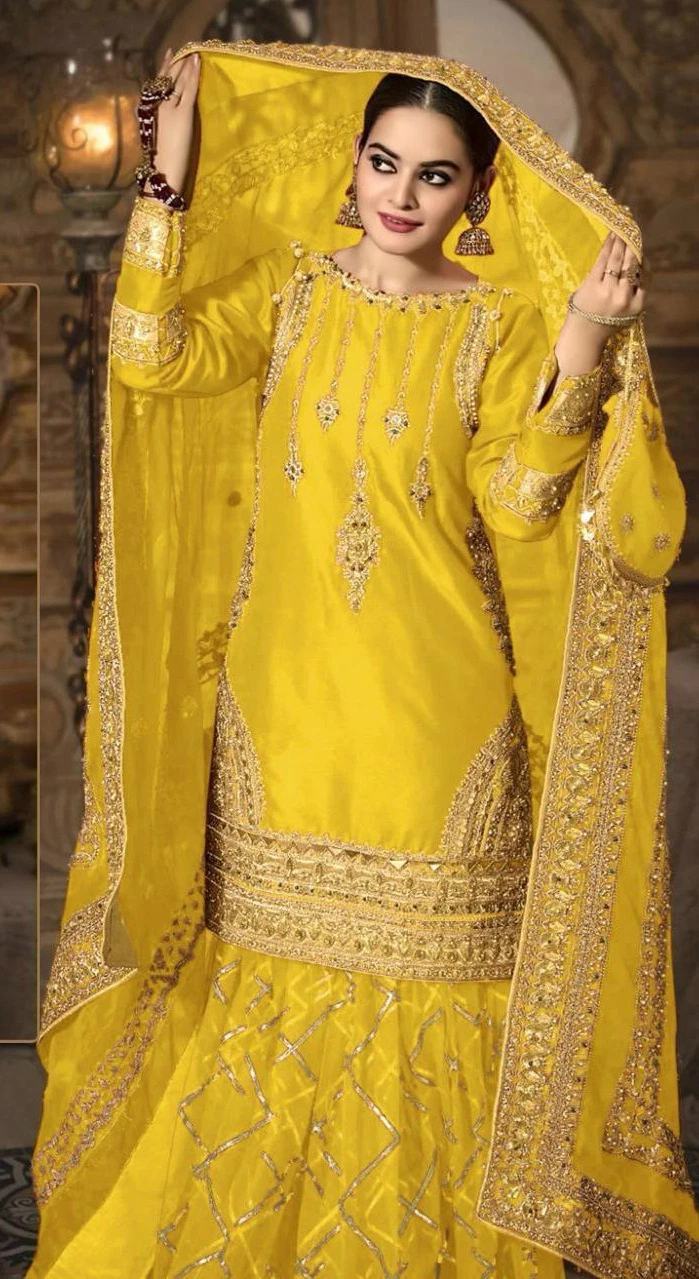 Ramsha R 1116 Organza Ready Made Suits Collection