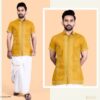 Pushpa 2 Rubi Slub Cotton Embroidered Mens Shirt Collection - Image 3