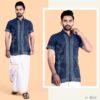 Pushpa 2 Rubi Slub Cotton Embroidered Mens Shirt Collection - Image 4