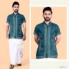 Pushpa 2 Rubi Slub Cotton Embroidered Mens Shirt Collection - Image 5