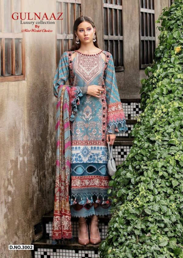 Miss World Choice Gulnaaz Vol 3 Cotton Dress Material Collection - Image 6