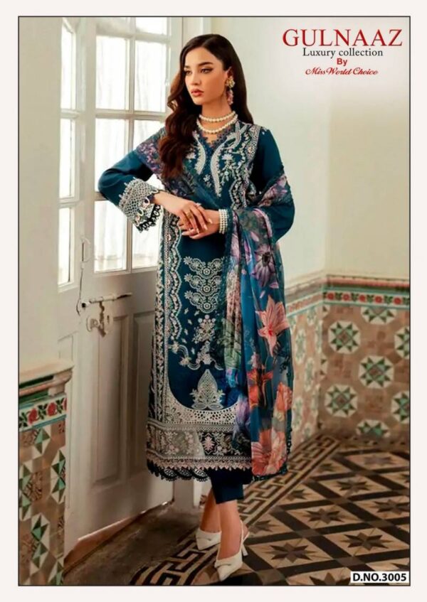 Miss World Choice Gulnaaz Vol 3 Cotton Dress Material Collection - Image 5