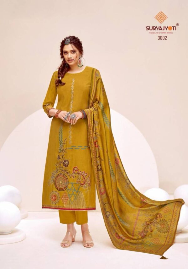 Suryajyoti Prabha Vol 3 Modal Discharge Printed Dress Material - Image 3