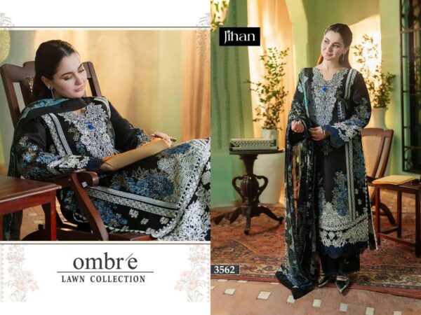 Jihan Ombre Chiffon Dupatta Pakistani Salwar Suits Collection - Image 2