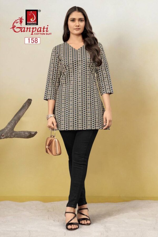 Ganpati Tarana Vol 2 Printed Cotton Fancy Ladies Top Collection - Image 8