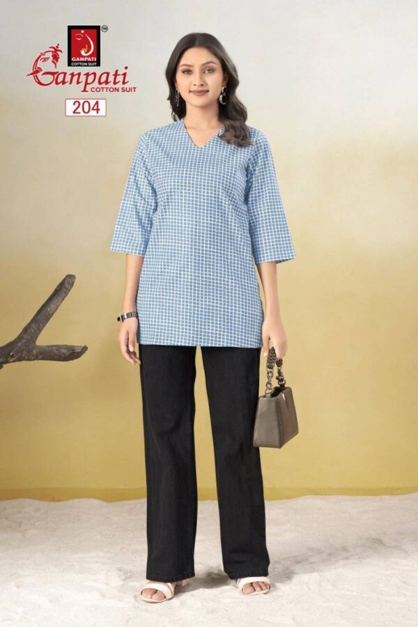 Ganpati Tarana Vol 2 Printed Cotton Fancy Ladies Top Collection - Image 13
