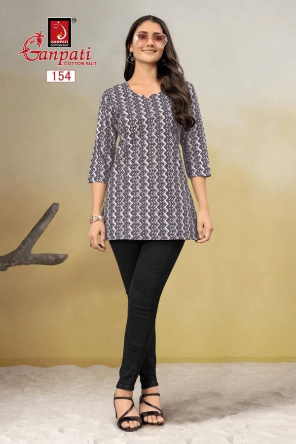Ganpati Tarana Vol 2 Printed Cotton Fancy Ladies Top Collection - Image 14