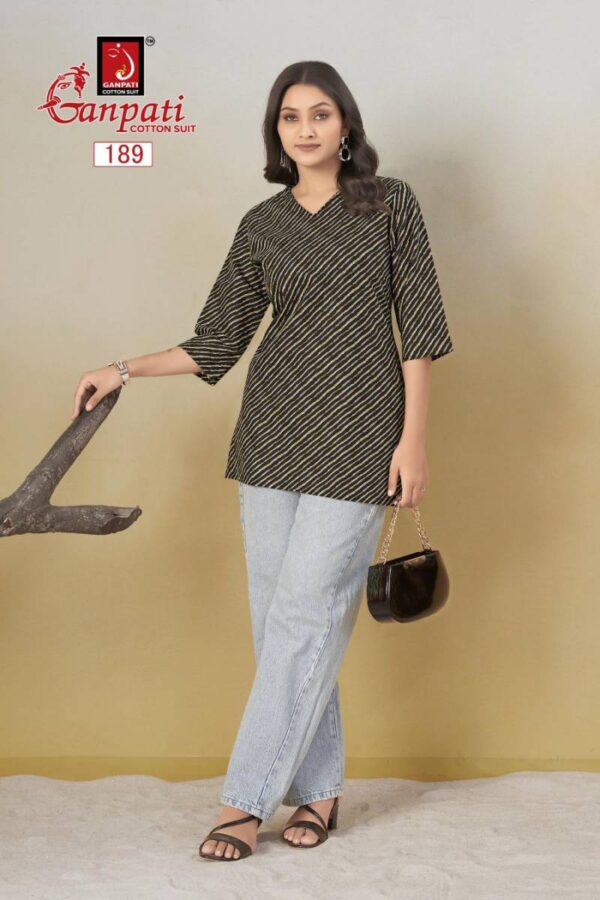 Ganpati Tarana Vol 2 Printed Cotton Fancy Ladies Top Collection - Image 16
