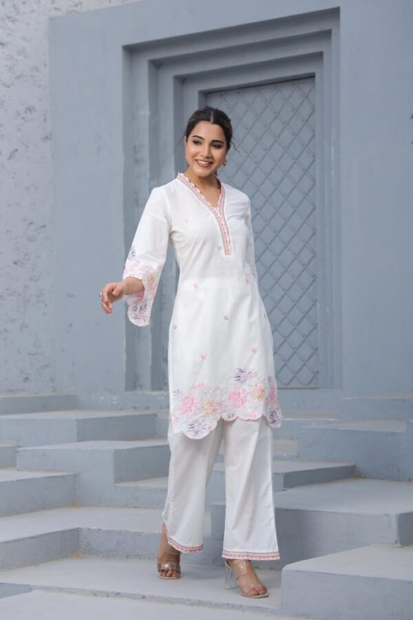 Tanyaa P 102 Designer Cotton Kurti With Bottom Collection - Image 2