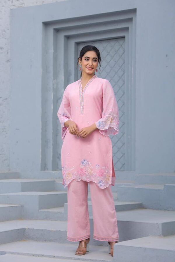 Tanyaa P 102 Designer Cotton Kurti With Bottom Collection - Image 3