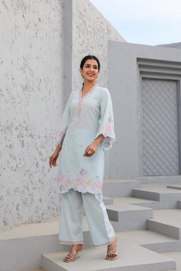 Tanyaa P 102 Designer Cotton Kurti With Bottom Collection - Image 5