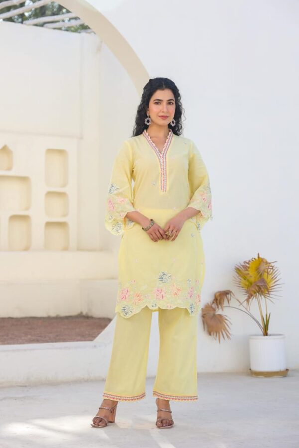 Tanyaa P 102 Designer Cotton Kurti With Bottom Collection - Image 6