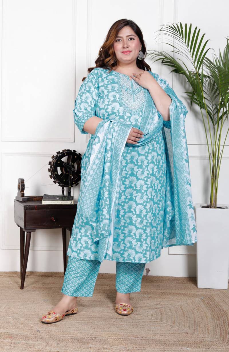 Kiara Kurti Vol 4 Printed Cotton Kurti Bottom With Dupatta - Image 2