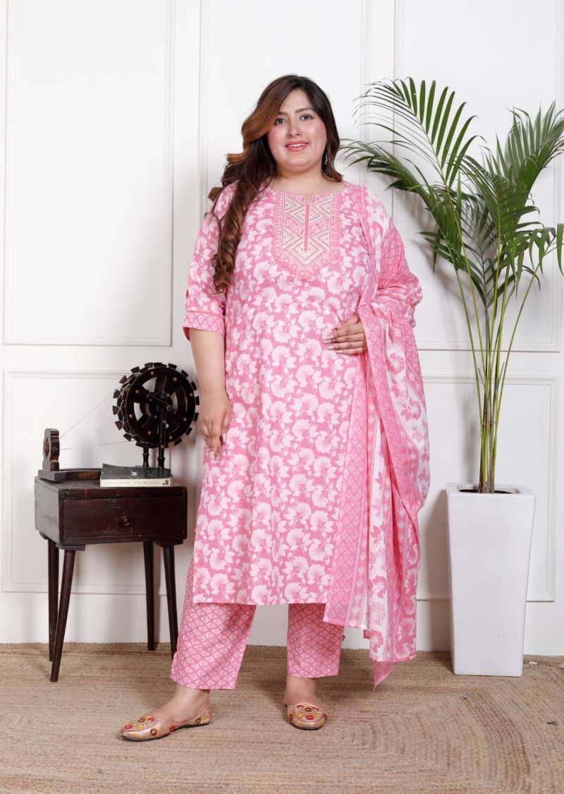 Kiara Kurti Vol 4 Printed Cotton Kurti Bottom With Dupatta - Image 3