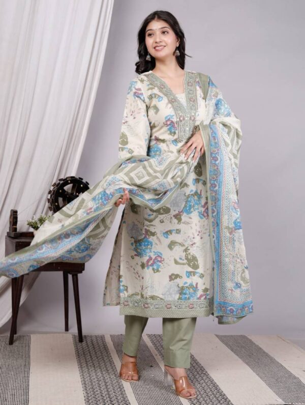 Kiara Kurti Vol 5 Cotton Embroidered Readymade Collection - Image 3