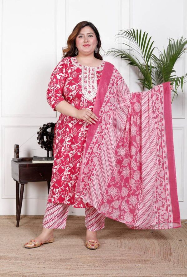 Kiara Kurti Vol 8 Embroidered Cotton Readymade Kurtis Collection - Image 2