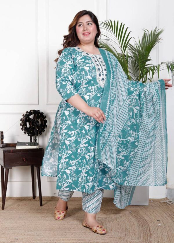 Kiara Kurti Vol 8 Embroidered Cotton Readymade Kurtis Collection - Image 3