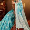 Saroj Sneha Saroski Vol 4 Traditional Wear Linen Saree Collection - Image 3