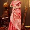Saroj Sneha Saroski Vol 4 Traditional Wear Linen Saree Collection - Image 2