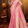 Saroj Sneha Saroski Vol 4 Traditional Wear Linen Saree Collection - Image 4