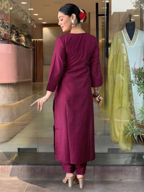 Dhurushita 1 Viscose Rayon Kurti Bottom With Dupatta Collection - Image 4
