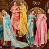 Saroj Sneha Saroski Vol 4 Traditional Wear Linen Saree Collection - Image 8