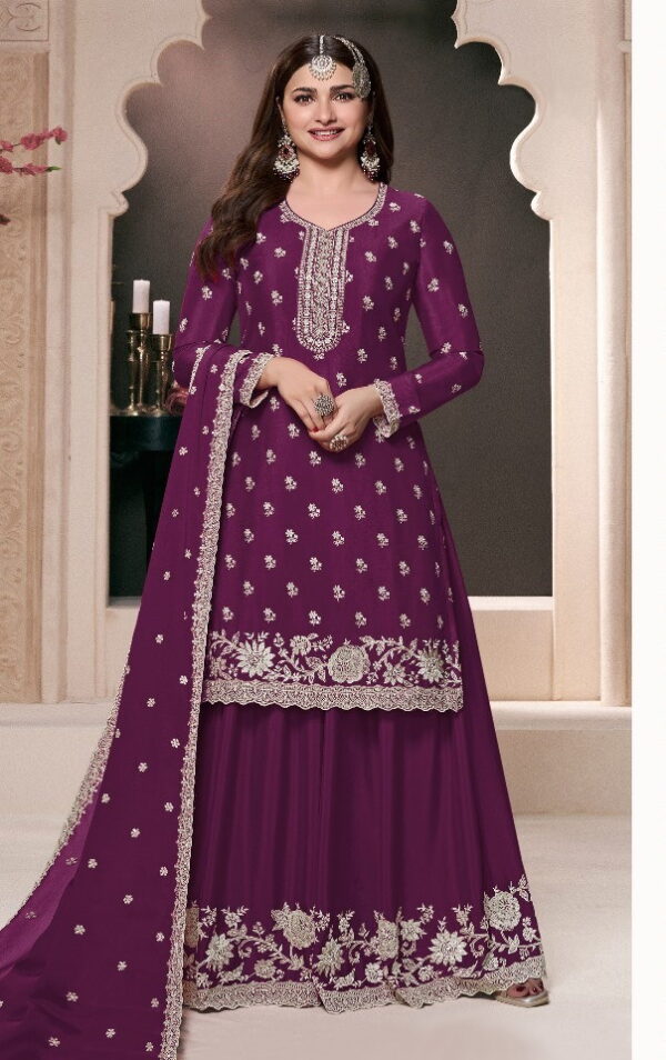 Super Hit 72691 A To D Designer Chinon Salwar Suits Collection - Image 2