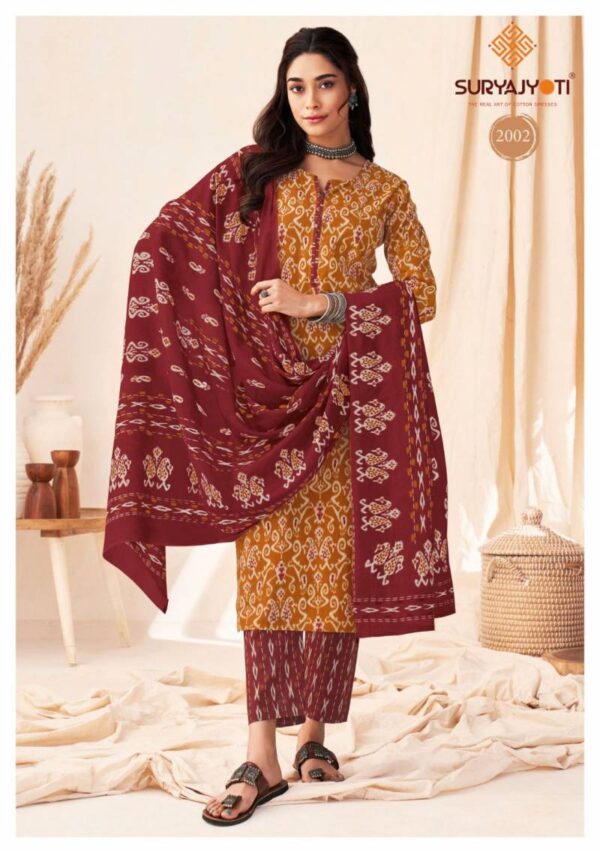 Suryajyoti Paridhi Vol 2 Cotton Printed Kurti Bottom With Dupatta Collection - Image 3