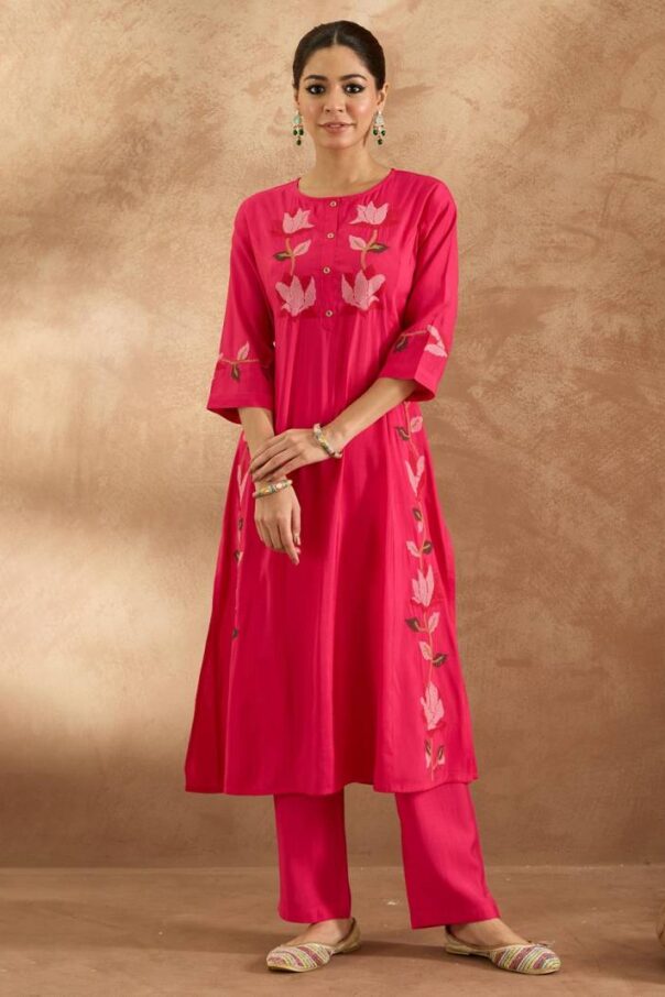 Indo Era 2558 Stylish Printed Cotton Kurti With Bottom Collection