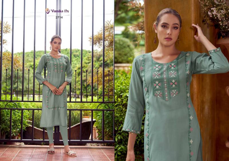Vamika Nx Melody Pv Chanderi Top With Bottom Collection - Image 4