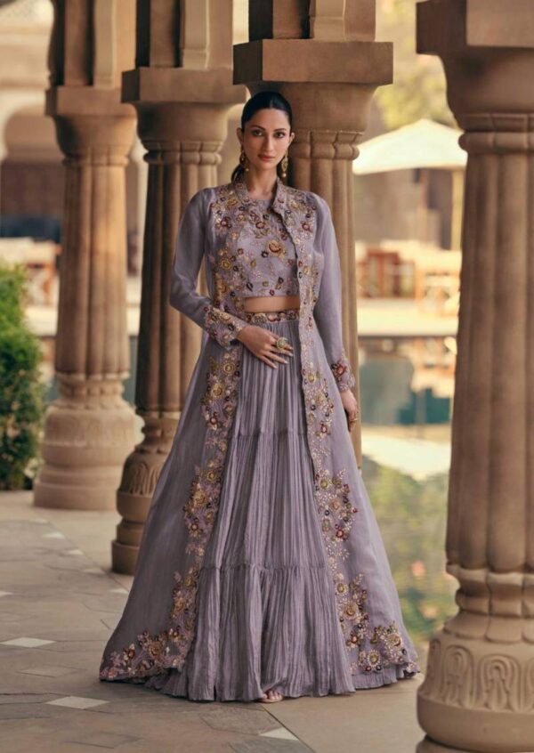 Sayuri Mahotsav Gold Designer Indo Western Collection - Image 4