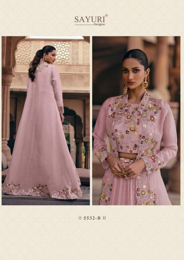 Sayuri Mahotsav Gold Designer Indo Western Collection - Image 2