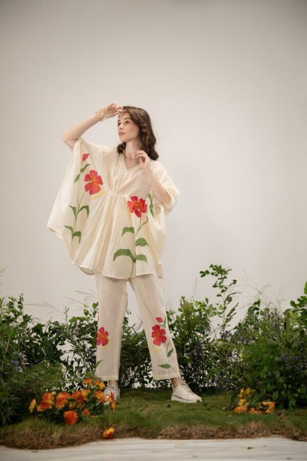 Tanyaa P 107 Mal Mal Cotton Fancy Co ord Sets Collection - Image 2