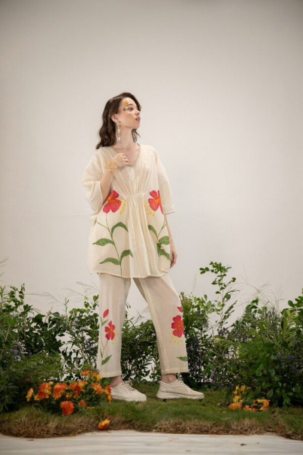 Tanyaa P 107 Mal Mal Cotton Fancy Co ord Sets Collection - Image 4