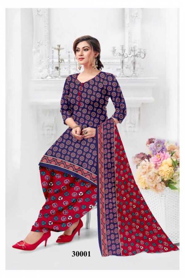 Ruhani Synthetic Vol 30 Casual Wear Patiyala Dress Material Collection - Image 4