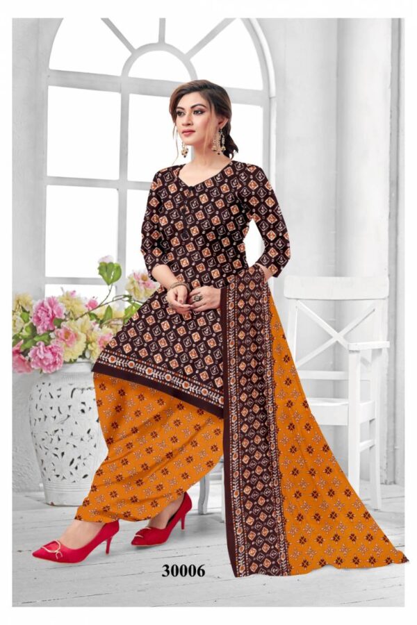 Ruhani Synthetic Vol 30 Casual Wear Patiyala Dress Material Collection - Image 10