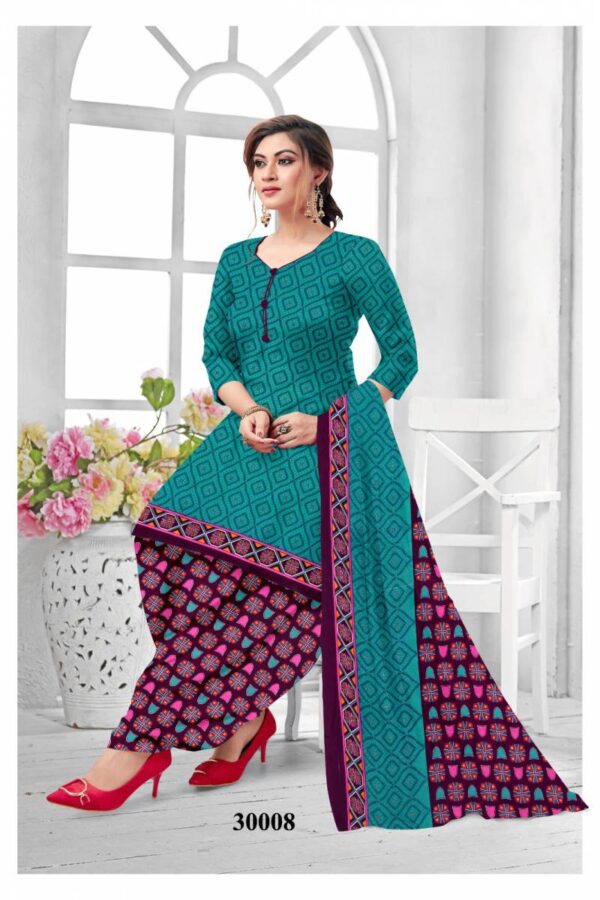 Ruhani Synthetic Vol 30 Casual Wear Patiyala Dress Material Collection - Image 12