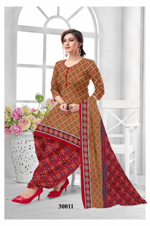Ruhani Synthetic Vol 30 Casual Wear Patiyala Dress Material Collection - Image 14