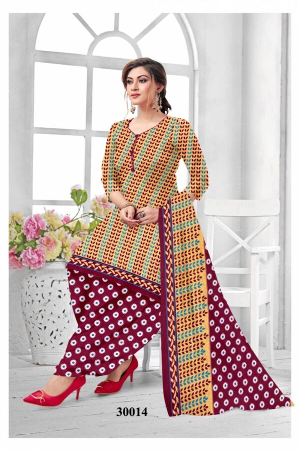 Ruhani Synthetic Vol 30 Casual Wear Patiyala Dress Material Collection - Image 15