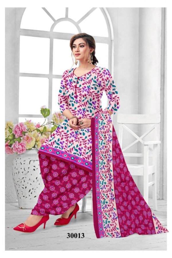 Ruhani Synthetic Vol 30 Casual Wear Patiyala Dress Material Collection - Image 16