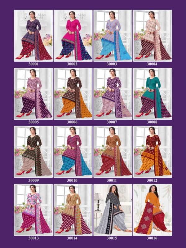 Ruhani Synthetic Vol 30 Casual Wear Patiyala Dress Material Collection - Image 18