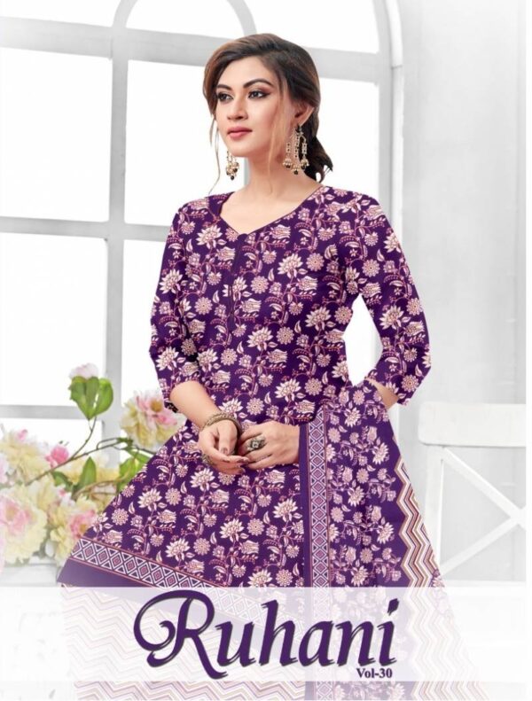 Ruhani Synthetic Vol 30 Casual Wear Patiyala Dress Material Collection